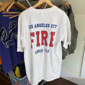 Los Angeles Fire Dept Vintage T Shirt